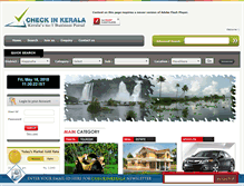 Tablet Screenshot of checkinkerala.com